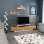 Hanah Home Lusi - Blanco, Teak